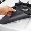 Pilipane Stove Censer Covers, Stove top Range Protectors, Set Top Censer Covers Black, 6 Pcs Reusable Non Stick Stovetop Censer Liners Gas Range Protectors(Black), Easy to Cleanse view 3