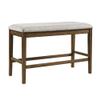 Homelegance Lexicon Balin Counter Height Wood Bench in Oak view 1