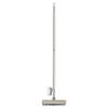3 in 1 Floor Scrub Brush with Squeegee and Long Handle, 3 in 1 Silicone Crevice Grout Brush with 180 Degree Rotating Head for Floor Kitchen Bathroom Wall Deck Tile Cleaning view 1