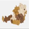 2D Wooden Map of Austria - Multilayered, Multicolour Stained Wood, Engraved Names - Wall Decoration for your office, living room, hallway (80x42 cm (31.5x16.5 inch)) view 4