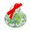 Polmedia Polish Pottery Bell Ornament UNIKAT - Spearmint Fresh Pattern Handmade in Boleslawiec Poland by Ceramika Artystyczna + Certificate of Authenticity view 2