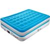 Ciays Air Mattress Twin, 16" Blow Up Mattress for Home and Camping, Flocked Top Inflatable Air Bed for Guests, Family, Blue view 1