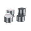 nediea Bed Risers Heavy Duty, Metal Furniture Risers, Self-Adhesive Furniture Lifter Threaded Height Adjustment from 0.9"-1.7", Support up to 2200 Lbs, Set of 4 Pack view 1