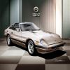 1982-1983 Datsun 280 ZX Turbo - Regatta Red | Fine Art Print By Danny Whitfield (20in x 24in, FRENCH BEIGE) view 1