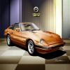 1982-1983 Datsun 280 ZX Turbo - Regatta Red | Fine Art Print By Danny Whitfield (20in x 24in, ORANGE MIST) view 1