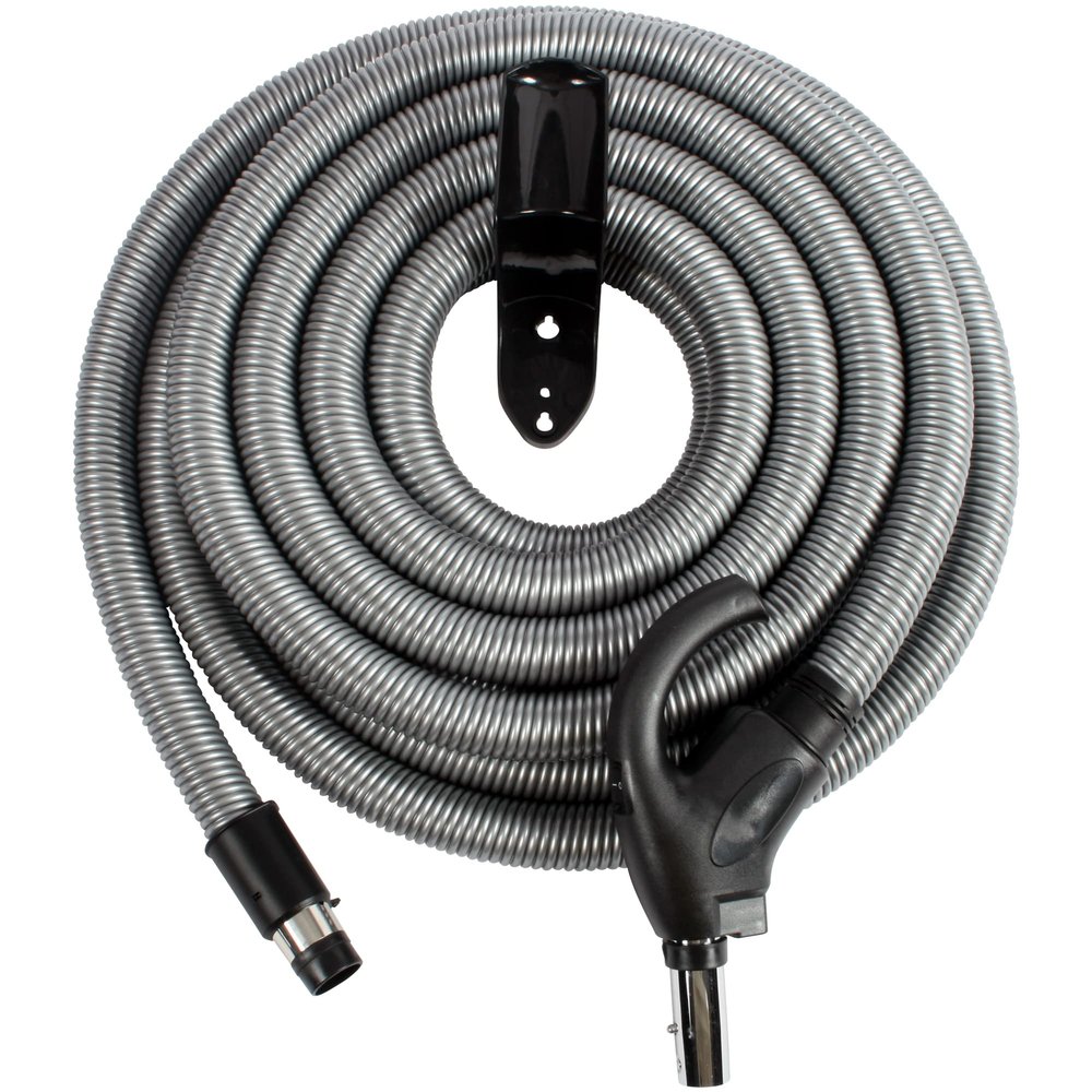 Cen-Tec Systems 97272 Low Voltage Central Vacuum Hose and Hanger, Silver