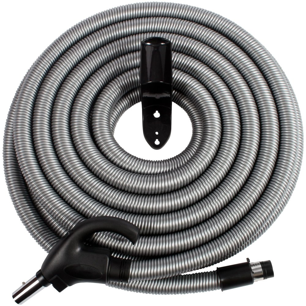 Cen-Tec Systems 97294 Low Voltage Central Vacuum Hose and Hanger, Silver