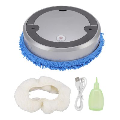 Robot Vacuum Cleaner with Mop, USB Rechargeable Automatic Sweeper Mopping Sweeper Spray Type Wet Intelligent Robot Sweeper for Pet Hair, Low Floor Carpets