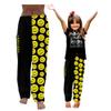 Paradise Towelwear Towel Pants for Swimmers  Cotton Terry Cloth Towel Pants  Beach Coverup  Resort Wear  Swim wear - Black Yellow Smiley Face (Size Kids S) view 1