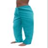 Paradise Towelwear Co. Towel Pants for Swimmers Turquoise Blue Green - Cotton Terry Towel Pants Beach Coverup Resort Wear Swim wear (Adult L) view 3