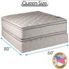 DS Solutions USA Hollywood Gentle Plush Queen Size PillowTop 2-Sided Mattress Set with Bed Frame Included - Orthopedic, Sleep System with Enhanced Cushion Support, Longlasting view 2