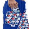 Paradise Towelwear Co. Towel Pants for Swimmers  Patriotic Stars - Cotton Terry Towel Pants  Beach Coverup  Resort Wear  Swim wear (Kids XXS) view 3