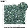 TANG 39"x158"-1PC Faux Ivy Fence Privacy Screen Greenery Roll Artificial Plant Wall Leaf Fences for Patio Balcony Outdoor Chain Link Fence Covering, Custom Size, Dark Green Laurel view 4