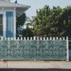 TANG 58"x117"-1piece Faux Ivy Privacy Fence Screen Roll, Artificial Leaf Fence Cover for Balcony Outdoor Decor, Fake Greenery Wall for Patio, UV Resistant, Dark Green view 2