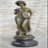 EUROPEAN BRONZE Victorian Lady Moreau Sculpture Elegant Art Nouveau Bronze Statue Hot Cast Decor Home Decor Artwork Handmade view 1