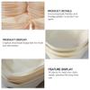 100pcs Wooden Cutlery Food Containers Food Plate Snack Boat Bowl Snack Plate Tableware Tray Boat Containers Desserts Sushi Bowl view 4