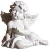 2pcs Angel Statue Resin Angel Sculptures Hand Crafted Cherub Figurines Crafts Ornaments for Wedding Birthday Party Desktop Decoration - Size M view 3
