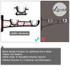 KOLAKO Curtain Rod Brackets, Double Curtain Rod Holders, Heavy Duty Wall Mount Curtain Hardware Drapery Hooks Window Rod Hanging Hanger for Blinds, Double Rods Curtain Brackets, White view 4