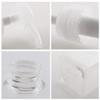 22 oz Hand Soap Dispenser, 15 oz Plastic Pump Bottles, Clear and Black view 3