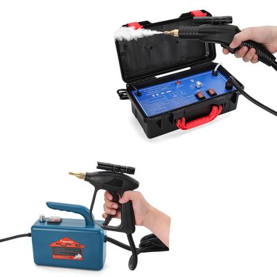 Hapyvergo Tankless Heavy Duty Steam Cleaner + Tankless Portable Steam Cleaner