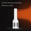 Portable Floor Standing Bladeless Tower Fan, 80 Swing Cooling Fan/Heating Fan, 8 Speeds, 8 Hours Timer, LED Display, Heater/Cooler with Remote Control for Bedroom, Living Room, Office (Grey) view 3