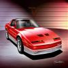 1985-1986 Pontiac Trans Am | Red & Silver | Fine Art Print By Danny Whitfield (20in x 24in) view 1