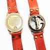 3 Combo Pack Personalized Brass Sundial Compass with Hand Wrist Watch Fully Functional Brass Compass with Sundial Free Leather Box by MUSKAN NAUTICAL STORE view 2