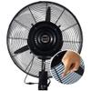 LLYB Cooling Fan 26" Oscillating Misting Fan with 3-SPEED QUIET OPERATION, Misting fan Oscillating Cooling Pedestal fan, Ideal for Backyards, Patios and More, Black Oscillation Function view 3