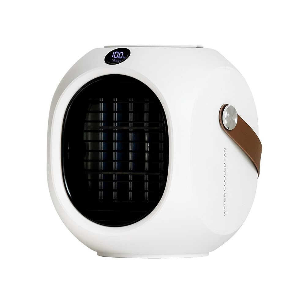 LLYB Cooling Fan Portable Air Conditioner, Personal Air Cooler with 3 Speeds for Room, Mini Air Conditioner Spray Fan Evaporative Air Cooler, Fan, Air Conditioner, Purifier, Night Light 4-in-1,for Hom