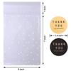 100 Packs Self Sealing Cellophane Treat Bags 5x7 Inches, Searik 4 Mils Resealable Plastic Pastry Cookie Bags with Thank You Labels for Party Gift Giving Bakery Candy Cookie Chocolate view 2