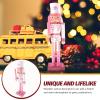 LUOZZY Wooden Christmas Nutcracker Toy Soldier Decorations Nutcracker Ornaments Figures Puppet Toys Home Decor with Arrow view 4