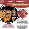 Dark Jamaican Rum Making Bootleg Kit w/Chalkboard & Book- Thousand Oaks Barrel Co.  Make & Age Spirits in an Oak Cask Keg- Best Fathers Day Gift Ever (2L) view 3
