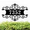 Custom Metal Address Plaque for outside,Personalized Modern House Number Sign with Address Name,Outdoor Metal Sign,Wall Mounted Sign,Personalized gift,Housewarming Gift,Address signs,Outside Dcor view 1