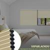 FHSBLINDS Window Shades Cordless Blackout Blinds for Windows-Custom Cut to Size Window Blinds & Shades for Home Kitchen Bedroom Office (Beige 100% Blackout, 21" W x 48" H) view 2