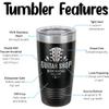 30 oz Personalized Laser Engraved Insulated Tumbler, Gift for Teacher, Mother's Day Gift, Monogram Tumbler with Lid, Gifts for Bridesmaid - By LegacyCuts view 3