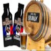 XO Brandy Making Bootleg Kit w/Chalkboard & Book- Thousand Oaks Barrel Co.  Make Extra Aged Spirits in an Oak Cask Keg- Best Fathers Day Gift Ever (1L) view 1