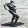 EUROPEAN BRONZE Abstract Surreal Pregnant Lady Real Bronze Salvador Dali Sculpture Statue Nude Decorative Art Sale view 4