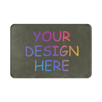 Custom Area Rug Personalized Doormat Non-Slip Add Image Logo Text Customized Carpet Floor Bath Mat for Outdoor Entrance Front Door Indoor Home Decor 24x16in