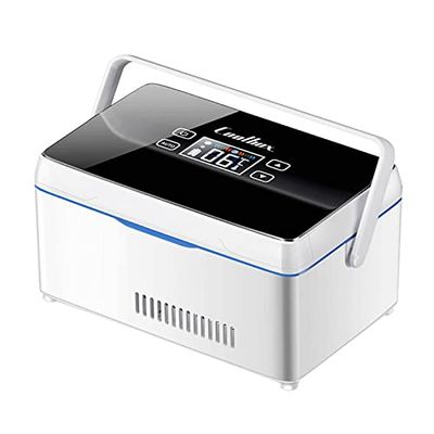 ZCBYBT Portable Insulin Refrigerator LCD Display Car Travel Refrigerator Mini Medicine Refrigerator Long Working Time for 8 Hours to Keep Cool 2-8C