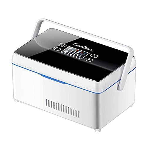 ZCBYBT Portable Insulin Refrigerator LCD Display Car Travel Refrigerator Mini Medicine Refrigerator Long Working Time for 8 Hours to Keep Cool 2-8C