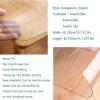 Transparent 3mm/0.12in Clear Vinyl Floor Runner/Protector for Carpet FloorsDurable Chair Mat for Rolling Chairs, Easy Glide,2.3x18.7ft view 2