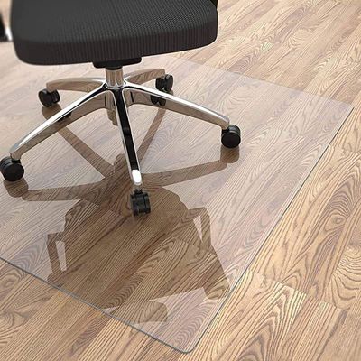 Transparent 3mm/0.12in Clear Vinyl Floor Runner/Protector for Carpet FloorsDurable Chair Mat for Rolling Chairs, Easy Glide,2.6x18ft