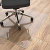 Transparent 3mm/0.12in Clear Vinyl Floor Runner/Protector for Carpet FloorsDurable Chair Mat for Rolling Chairs, Easy Glide,2.6x18ft view 1
