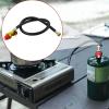 MENSI Fuel Propane Butane Gas Portable Camping Stove Replacement 27.5 Inch Regulator with Hose Convert to 1LB Disposal Bottle view 4