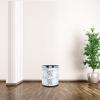 Beavorty Marbling Trash Can for Office and Home Elegant Marble Design Construction Versatile Use Kitchen Bathroom and Living Spaces Round Shape Marble Finish view 4