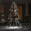 FAMIROSA Christmas Cone Tree Cold White with 160 LEDs for Indoor and Outdoor Christmas Decoration 30.7"x47.2" view 3
