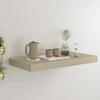 FAMIROSA 1PCS Floating Wall Shelves, Oak Wall Mounted Shelves with Invisible Brackets for Bedroom Living Room Bathroom Kitchen, Shelves for Wall Decor Storage, 19.7" x 9.1" x 1.5" view 1