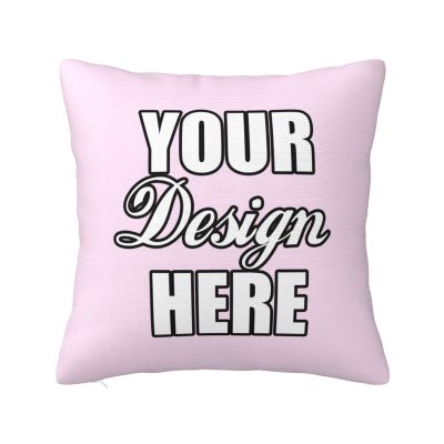 LEOKRUN Custom Pillowcase with Picture Design Your Own Photo Text Throw Pillow Case Cushion Covers for Sofa Couch Bed Chair Farmhouse Decorative 12"x12"