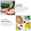 12pcs Chips Basket French Fries Basket Plastic Burger Basket Plastic Food Plate Snacks Plate Fruit Basket Plastic Serving Tray Food Storage Plate Fast Food Plate Chip Burger Basket view 4
