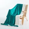 NICETOWN Couch Throw Blanket Dual Sided Luxurious Reversible Sherpa Fleece Blanket Plush Warm Cozy Fluffy Super Soft Chair Desk Blanket for Kids/Family/Babys, 50 x 60 inches, Teal view 2
